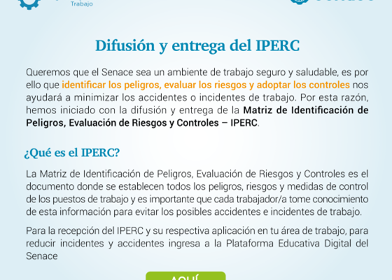 Identificación de Peligros, Evaluación de Riesgos y Controles (IPERC)