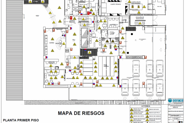Mapa de riesgos – Planos de evacuación